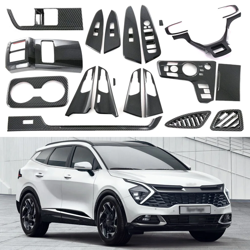 

Suitable for Kia Sportage 2021-2022,The interior of the air outlet, inner handrail, inner handle, steering wheel, rear water cup