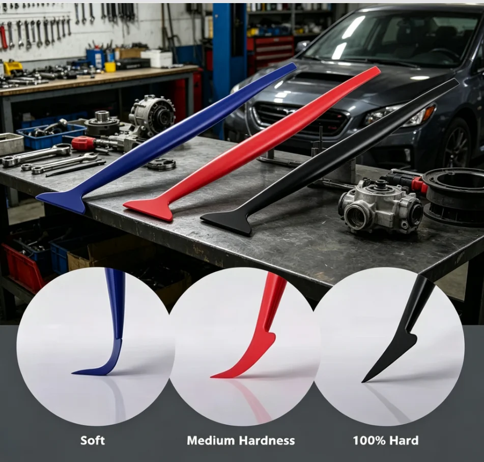 Car Micro Squeegee Curves Slot Tint Tool Set Car Stickers Wrap Vinyl Tools Auto Wrapping Film Installing Scraper Gasket Squeegee