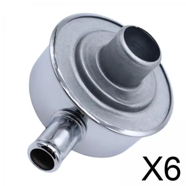 

Engine Valve Cover Breather Chrome Plated Metal Round Replacement Push in Style for Chevy Ford SBC BBC SBF 350 Upgrade