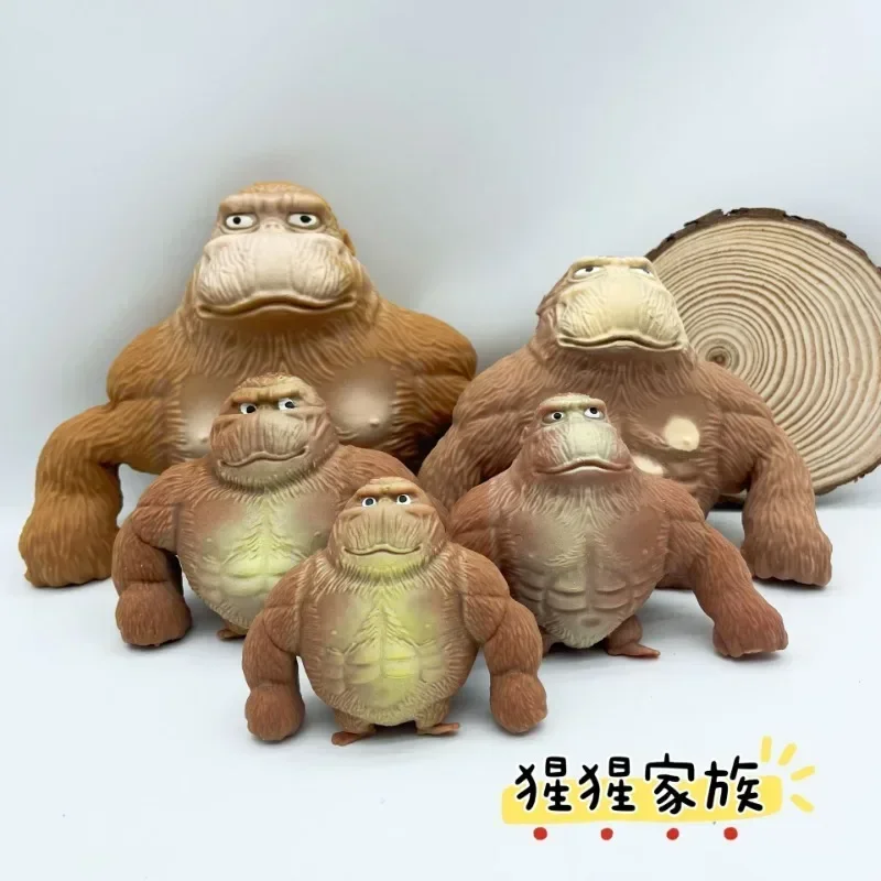 Big Giant Antistress Orangutan Fidget Toy Artificial Sand Squishy Elastic Monkey Funny Gorilla Birthdays Gift Toys