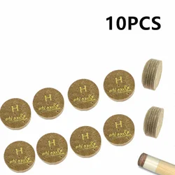 10PCS 10/11/13mm Billiard Pool Cue Tips H Hardness Billiard Snooker Cue Stick Tip Billiard Cue Accessories