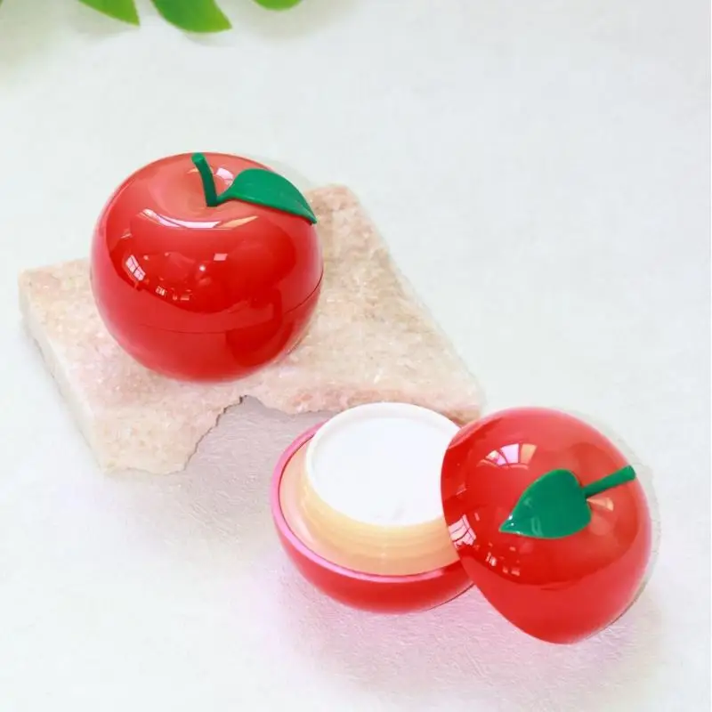 1 Stück Fruchtserie-Packung Kirsch-, Pfirsich- und Blaubeerform Kunststoff-Kosmetikbehälter Kleiner Lippenbalsam-Behälter Probenfläschchen Cremetiegel – Detail 12