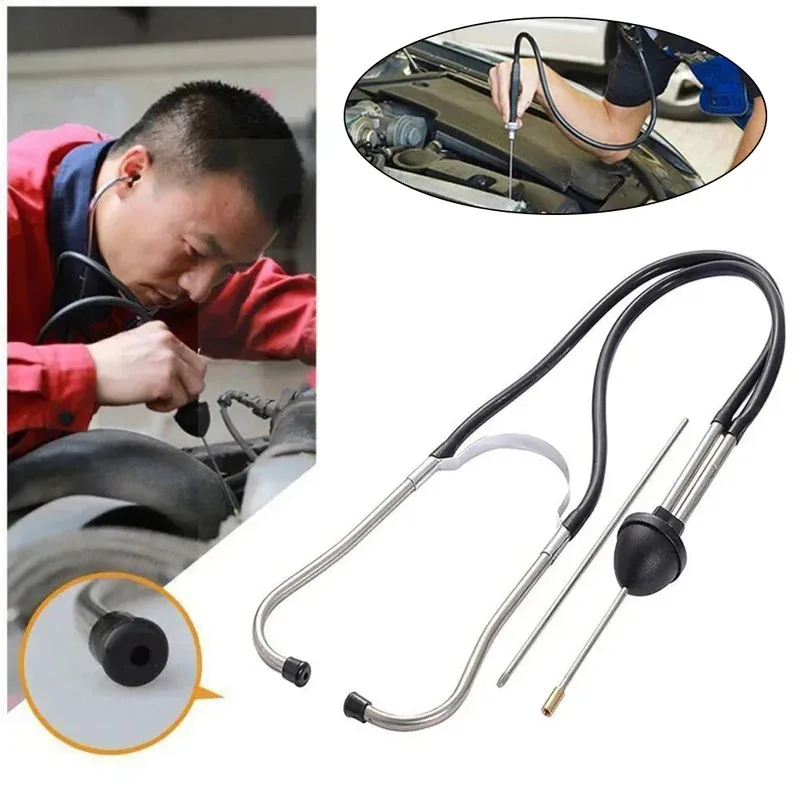 Stainless Steel Auto Engine Sound Diagnostics Tool Car Truck Cylinder Stethoscope