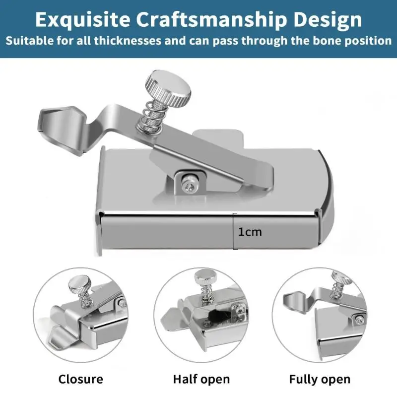 Universal Magnetic Seam Guide Adjustable Hem Gauge Edge Locator Sewing