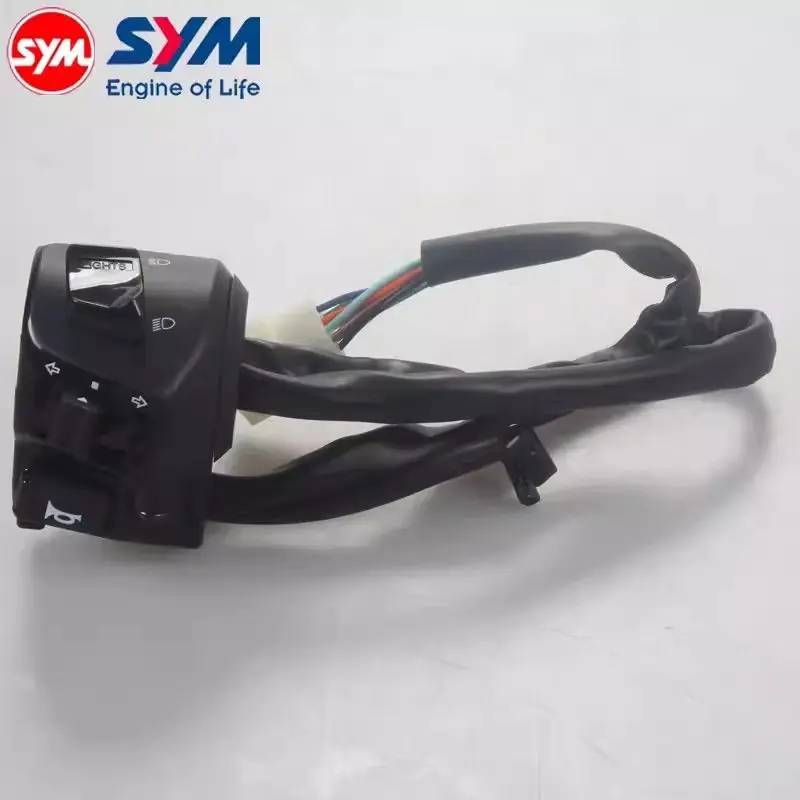 Motorcycle Handlebar Switch Assembly Electric Starter Horn Botton For SYM ADXTG150 Turn Light Fog Lamp Start  Switch