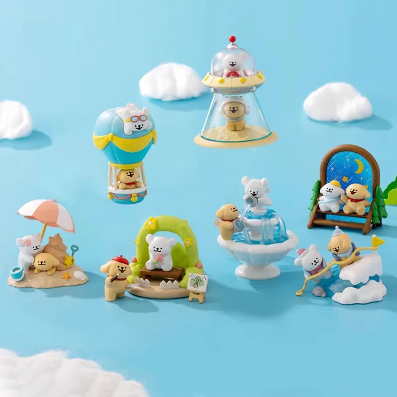 المالطية خط جرو السفر مذكرات أنيمي عمل أرقام الكرتون نموذج دمية المد اللعب سر صندوق أعمى لعب الأطفال هدايا عيد ميلاد