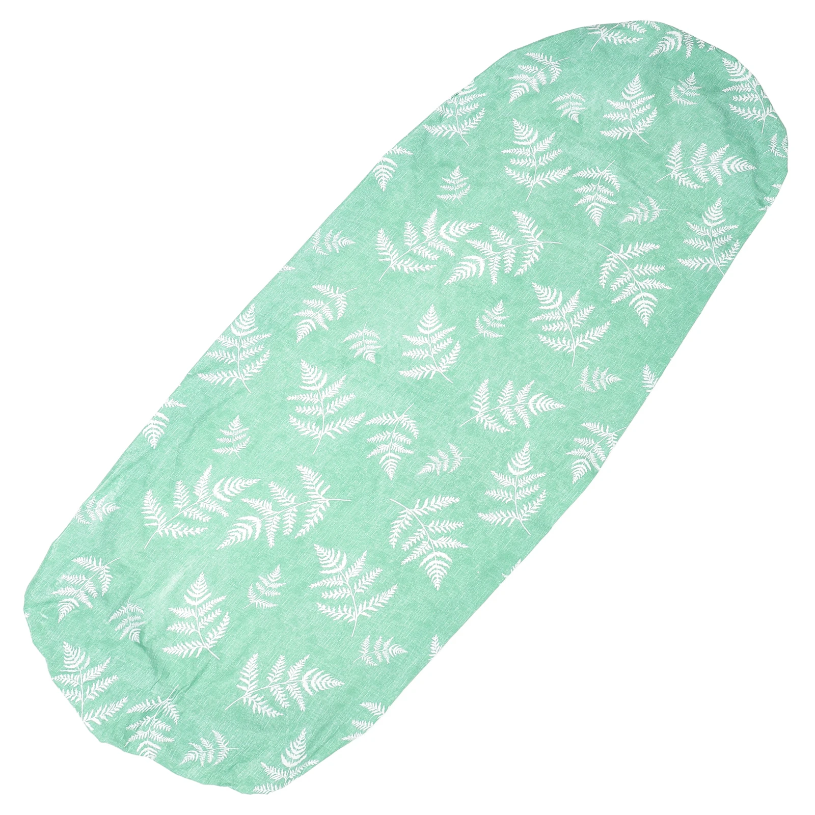 

PVC Elastic Table Cover 30x72INCH Green Leaf Print Waterproof Sunproof Decorative Tablecloth for Outdoor Dining