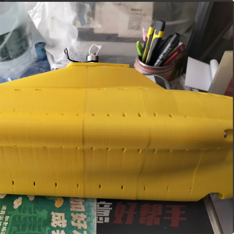 80cm RC Boat Cyclops Remote Control Submarine 3D Printing One-piece Molding RC Ships Model RTR Adult Toy Ship Gift