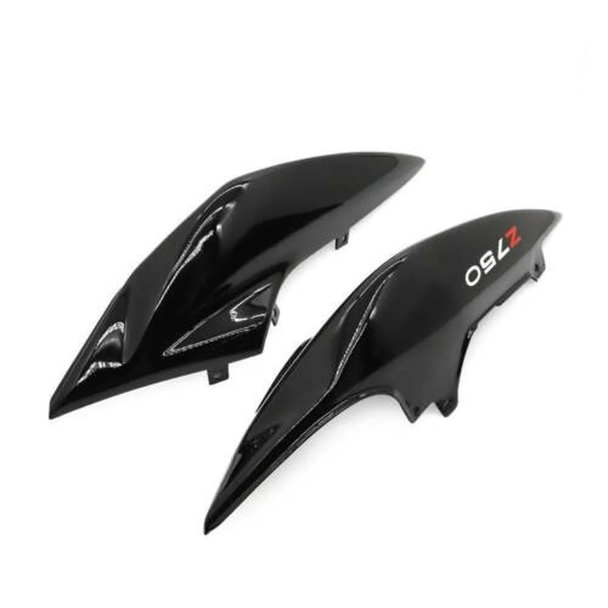 

Black Gloss Motorcycle Rear Side Back Tail Fairing Cover Cowl for Kawasaki Z750 Z 750 2007-2012