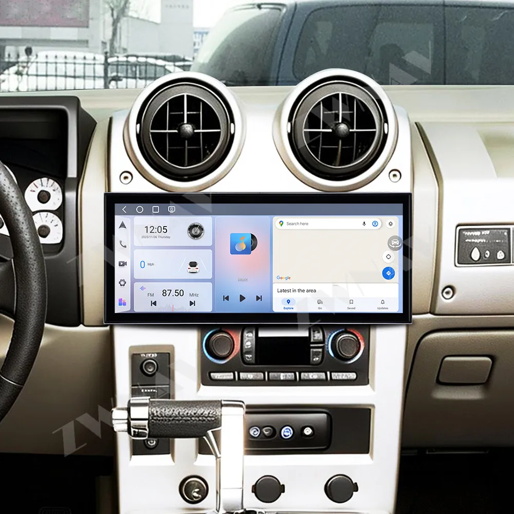 Accesorios Interiores para Auto, Sistema Multimedia Android 15 de 15.8 Pulgadas para Hummer H2 2002-2007, Radio, Reproductor de Cintas, GPS, Reproductor Multimedia