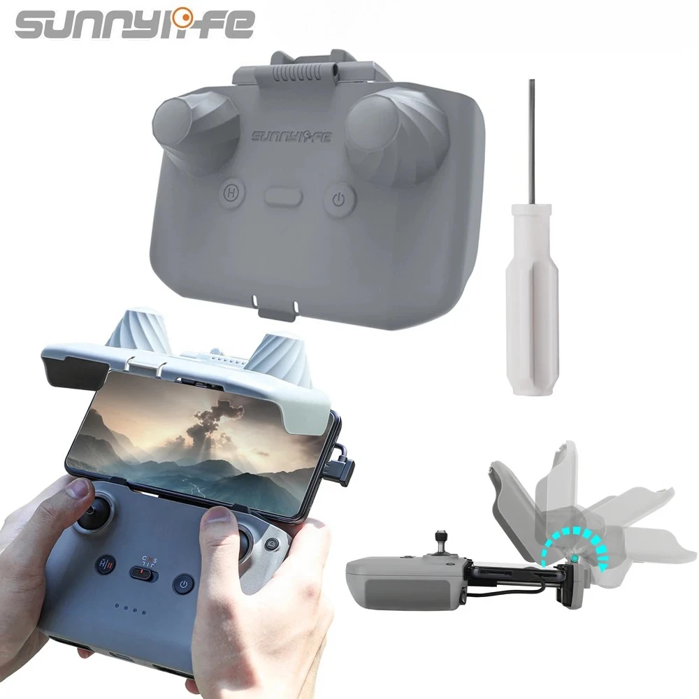 Sunnylife Remote Control Light Shield Protector Cover Sunhood Sunshade Case For DJI RC N1/N1C/N2/N3/Mini 4Pro/4K/Air 3S/NEO/Flip