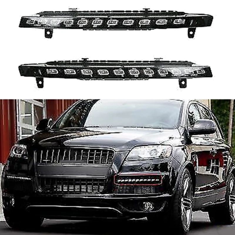 Front Left+Right ABS Turn Signal Light For  Q7 S-Line 2010-2015 Blinker Corner Light Retrofit 4L0953041E 4L0953042E