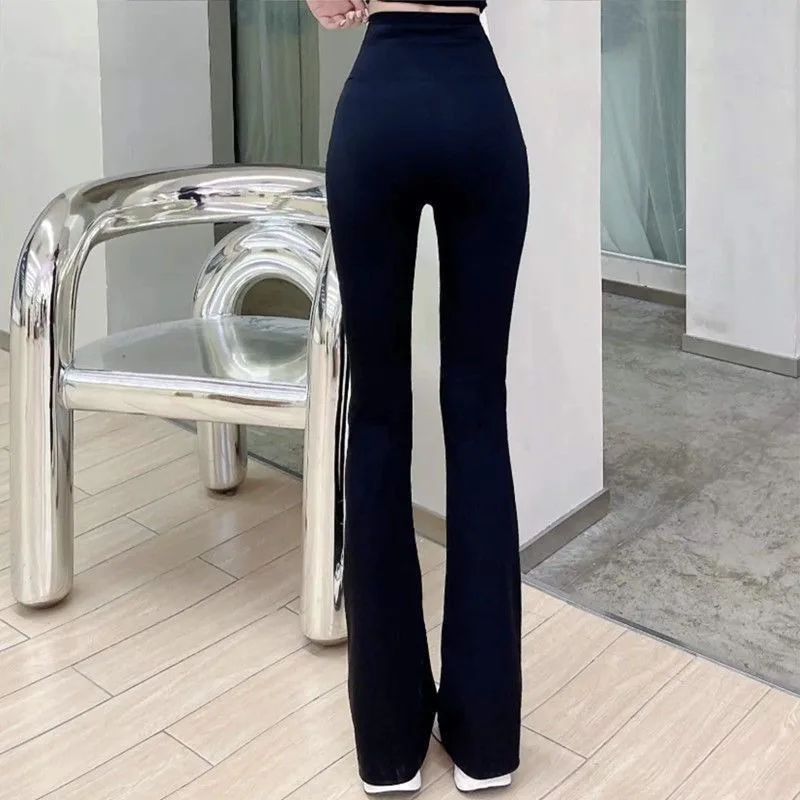 Primavera Autunno Air Vent Pantaloni da yoga Donna Vita alta Pancia Sollevamento anca Corno Pantaloni squalo Mostra alta sottile Indossare Leggings sottili XT1460