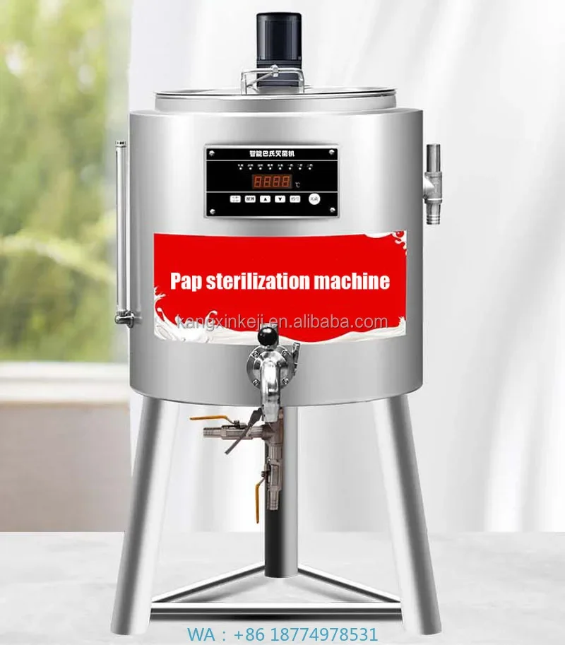 크림/우유 저온살균기(냉장 기능 포함) 50L 저온 및 고온 기계 우유/얼음