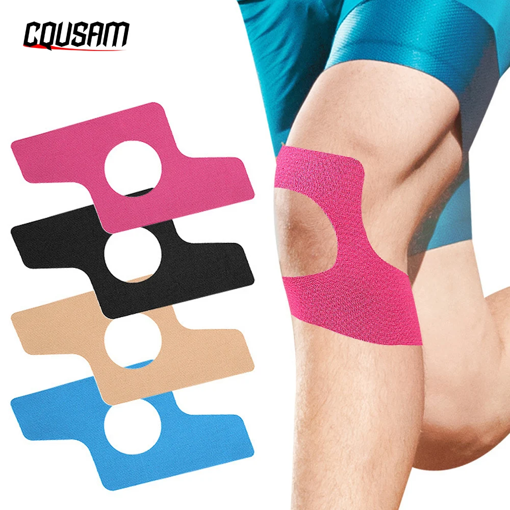 5PCS Kinesiology Tape for Knees, Knee Support Tape, Precut Knee Tape for Knee Stability, Athletic Tape, Kinetic Tape