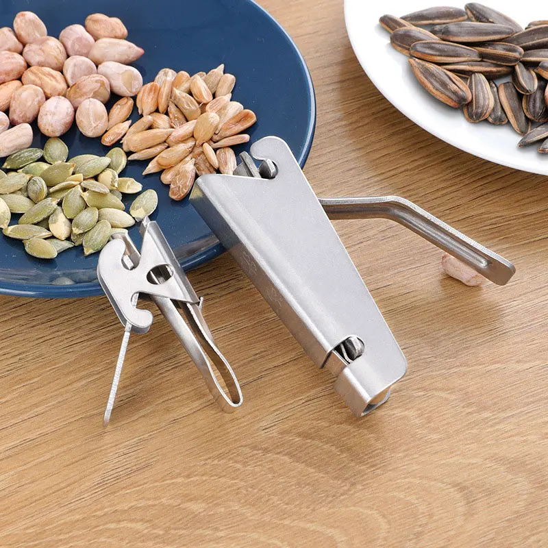 Stainless Steel Melon Seed Peeling Artifact Pine Nut Opening Device Melon Seed Peeler Peanut Sheller Shell Opener