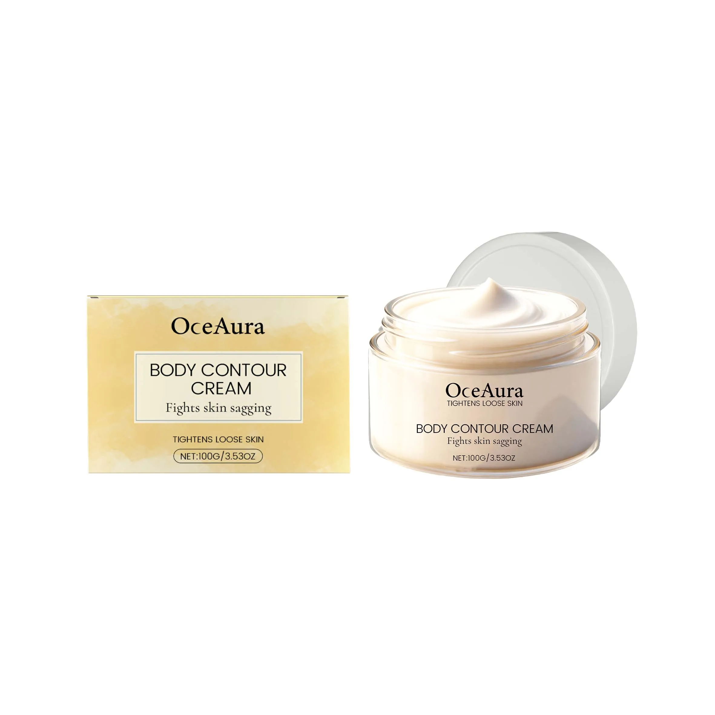 

OceAura Body Cream - Skin Tightening & Firming Lotion for Body Shaping and Loose Skin Care