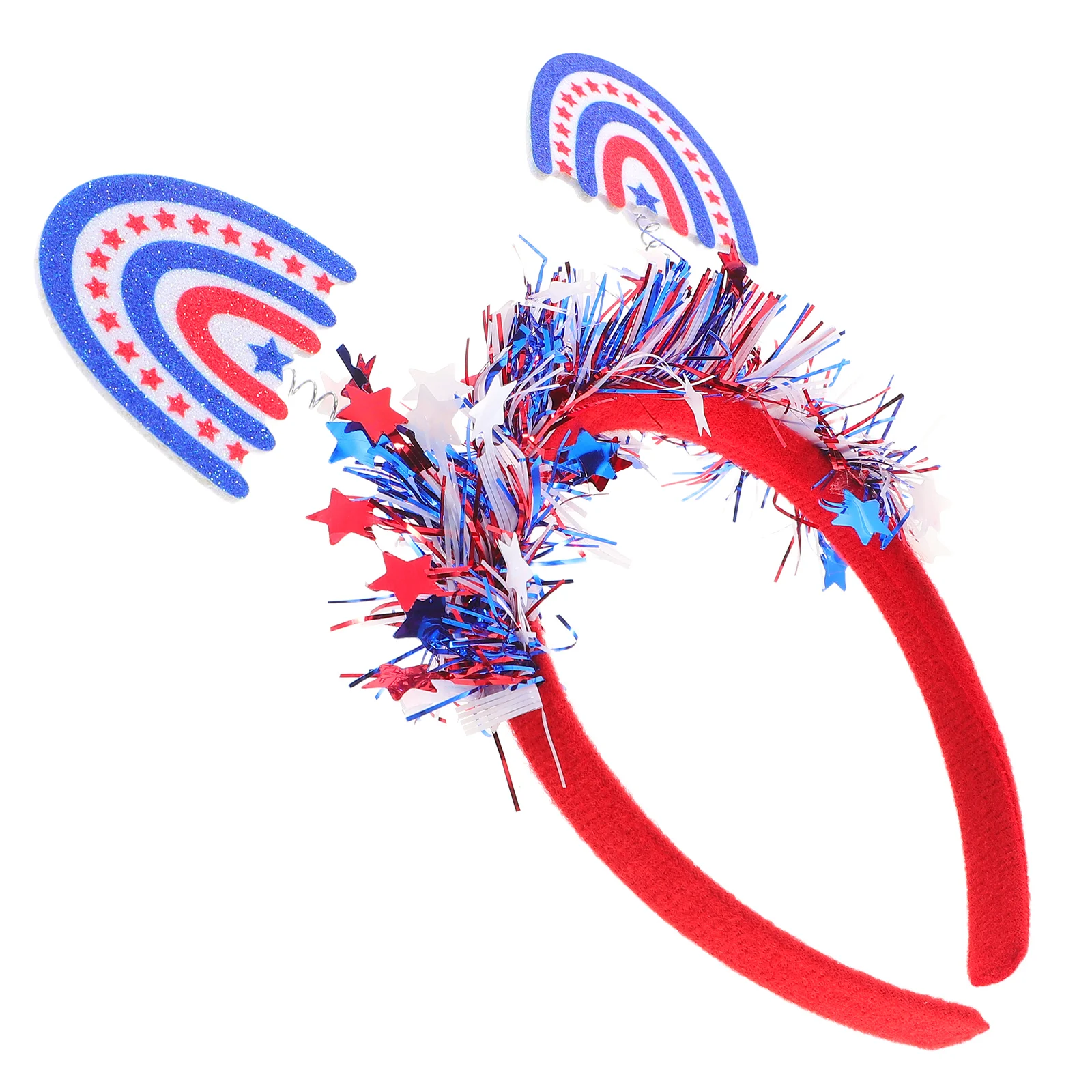 

Stylish Independence Day Patriotic Star Headband Lightweight Comfortable Usa Themed Hair Band For Cosplay Birthday Party
