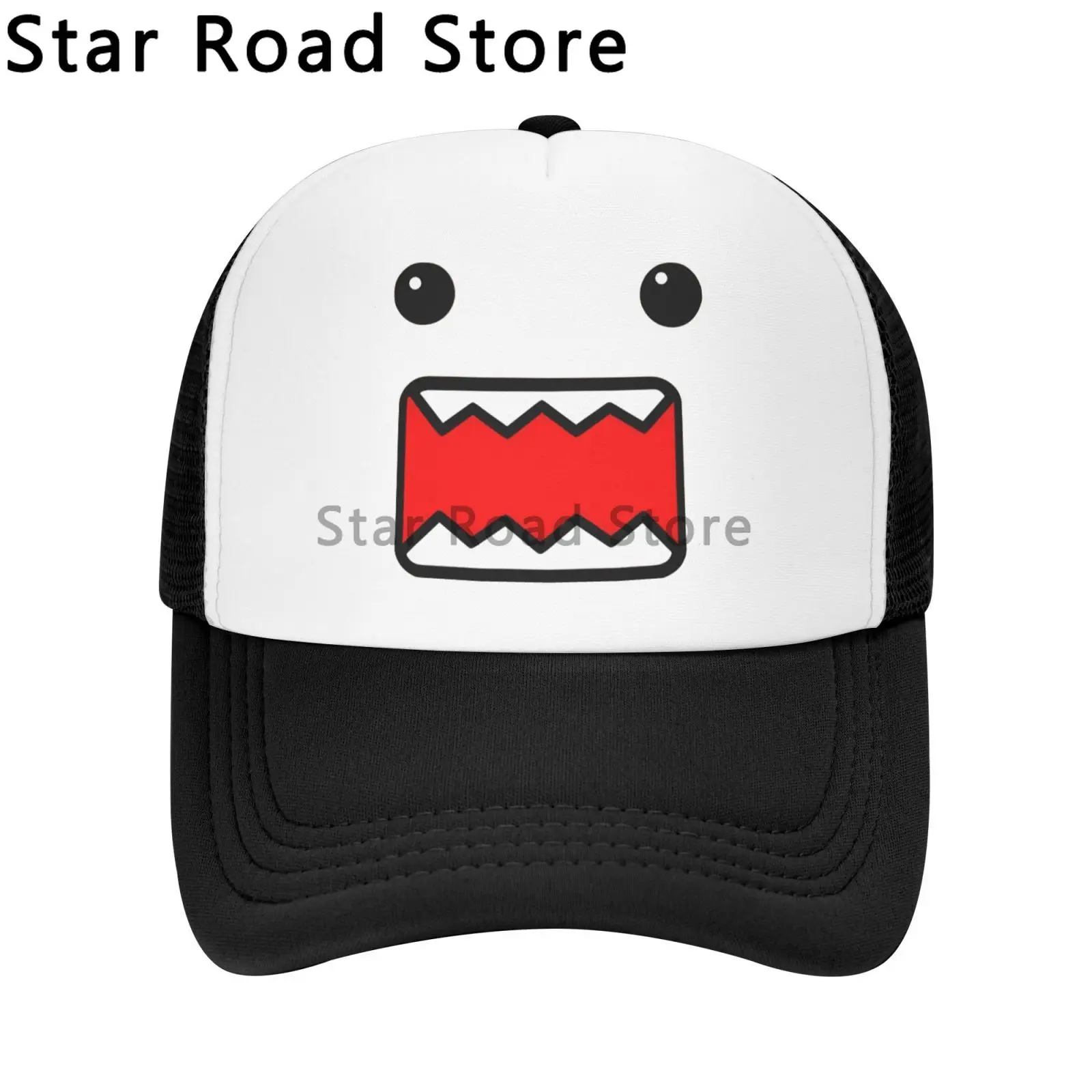 2024 New Arrival Summer Cap Sun Visor Domo Kun Doll Face Hip Hop Caps Cowboy Hat Peaked Hats for Unisex