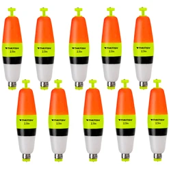 5pcs Fishing Float Slip Bobber 1.5in 2.5in Peg Cigar Shape Weighted Floats Strong Eva Foam Fishing Buoys Fish Floating Bobbers