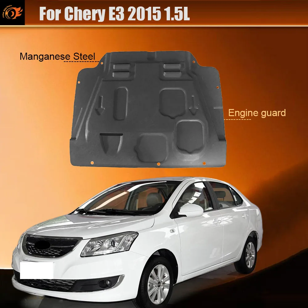 Für Chery E3 2015 1.5L Magnesium-Aluminium-Legierung Unterboden-Motorschutz Abdeckung Schutzschild Unterbodenschutz Fahrgestell-Unterfahrschutzplatte