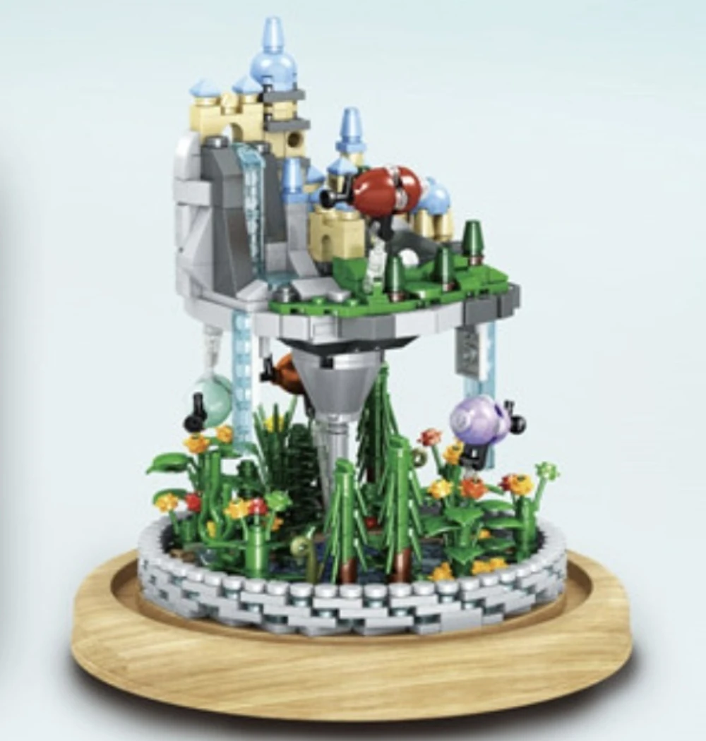 MOC Drifting Cloud Castle Drijvend Kasteel Bouwstenen Set Dream Sky Palace House DIY Speelgoed Voor Kinderen Verjaardag Vakantie Geschenken
