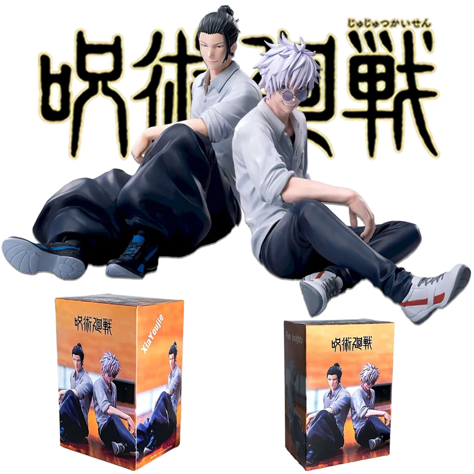 

10cm Jujutsu Kaisen Mini Figures Satoru Gojo Figure Action Geto Suguru Figurine Anime Model PVC Collection Ornaments Toys Statue