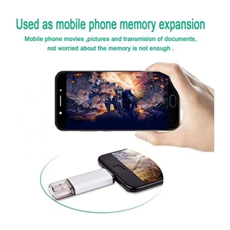 652F 8-64GB USB C Flash Drive, 2 in 1 USB Type C Dual OTG Metal Jump Drive Memory for USB-C Smartphones,Tablets