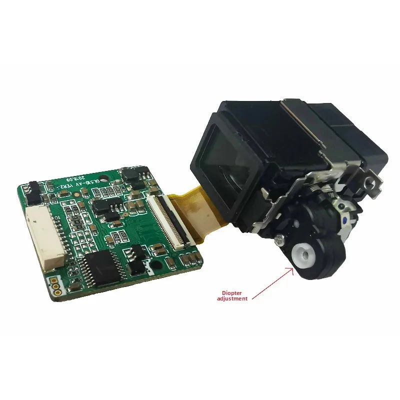 0.39 Inch Micro OLED Display Module with Driver Board - Adjustable Viewfinder for Night Vision, AR/VR & DIY Devices