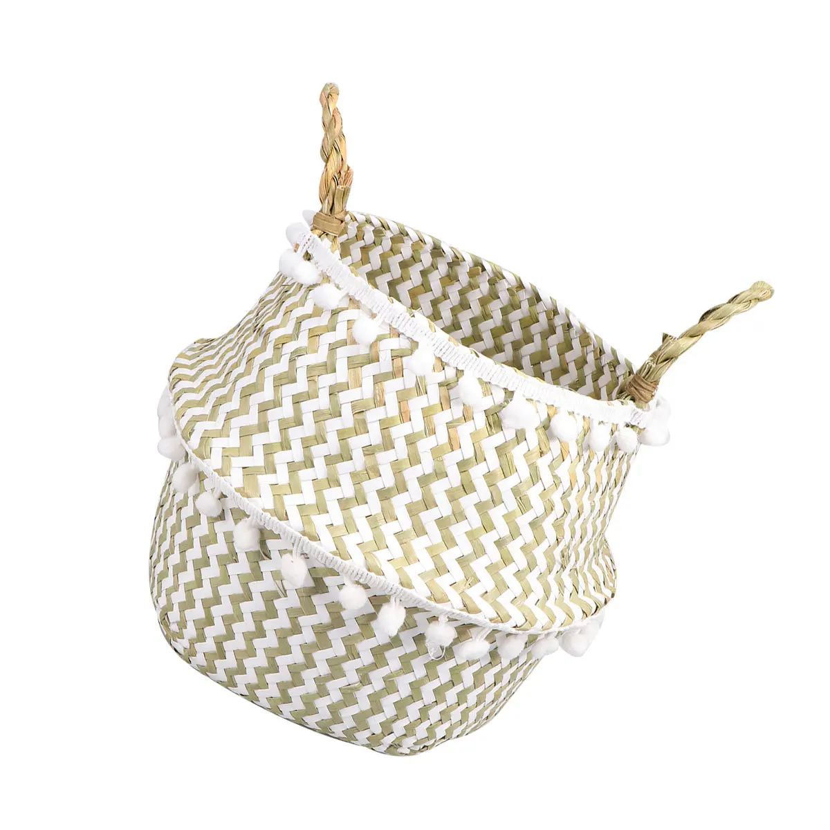 سلة غسيل كبيرة قابلة للطي، سلة تخزين ملابس أنيقة لتنظيم المنزل، سلال تخزين الغسيل بحجم شبكة بيضاء