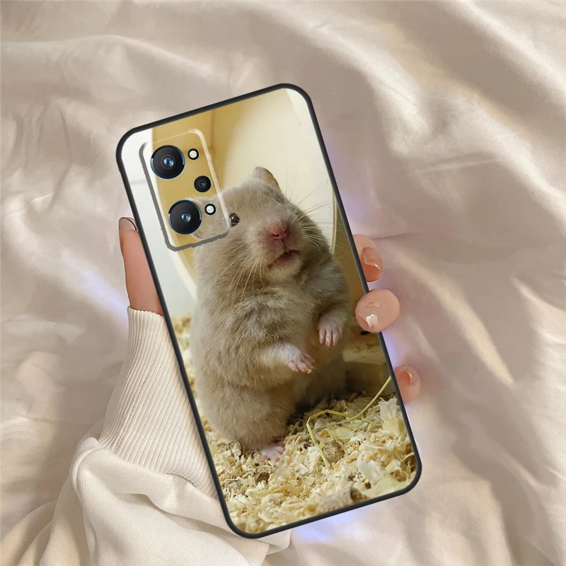 Funda para hámster conejillo de indias para Realme GT7 Pro GT6 C67 C65 C63 C61 C55 C53 C51 C35 C71 C75 10 11 12 13 14 Pro Plus