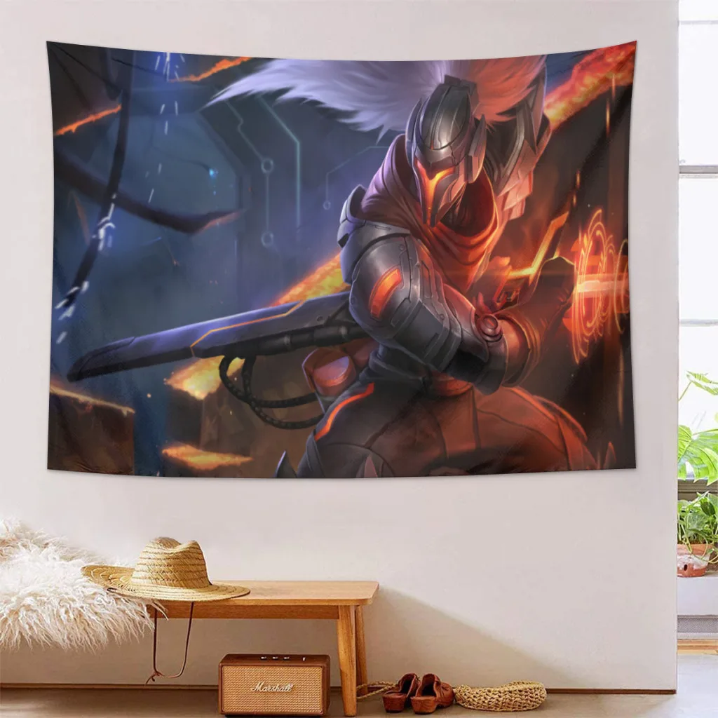 Hot-Game-League-Of-L Tapestries   Room Decoration Items Home Décor Bedroom Wall Decorating Cloth