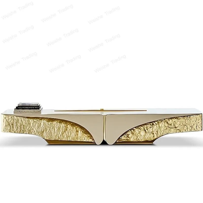 Art Italian Minimalist TV Floor Cabinet Villa Furniture High Luxury International Pavilion