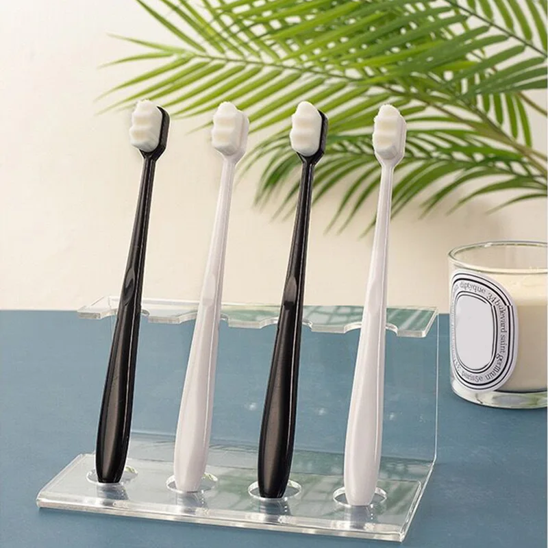 

1PC Ultra Fine Soft Toothbrush Portable Nano Soft Toothbrush Soft Toothbrush Adult Deep Cleaning Travel Oral Care Tool