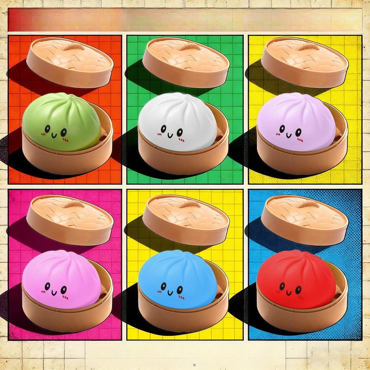 

Красочные антистресс-мячики в форме пельменей — многоразовые игрушки с низким отскоком для снятия стресса, уникальное украшение для дома и идеи для подарков, мячики-сквиши в форме теста.