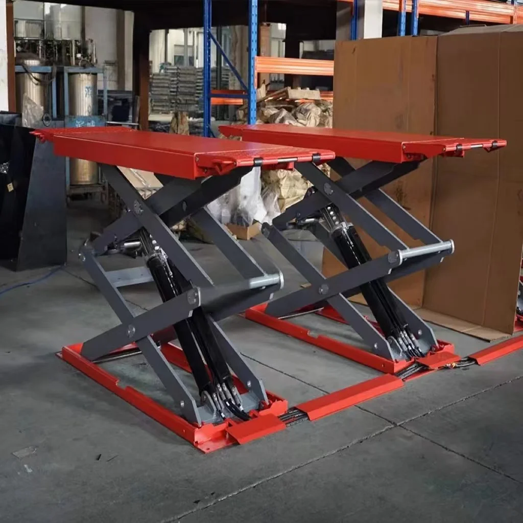 3.5T Ultra-thin Hydraulic Scissor Lift with CE Certification Car Lifter Workshop Scissor Car Lift