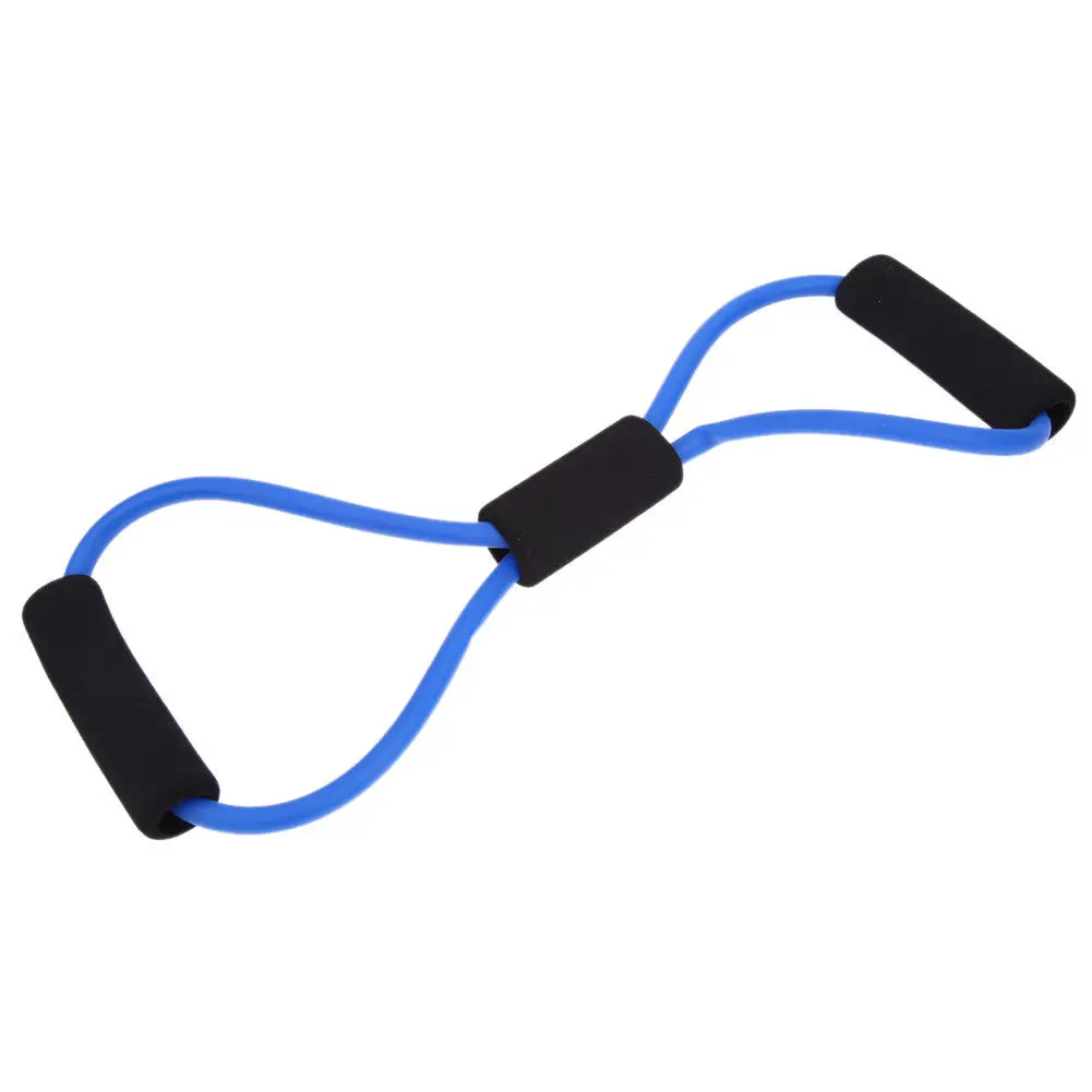 Retail Hot Figure TPR 8 Shape Stretch Yoga Body Lastics Resistance Band