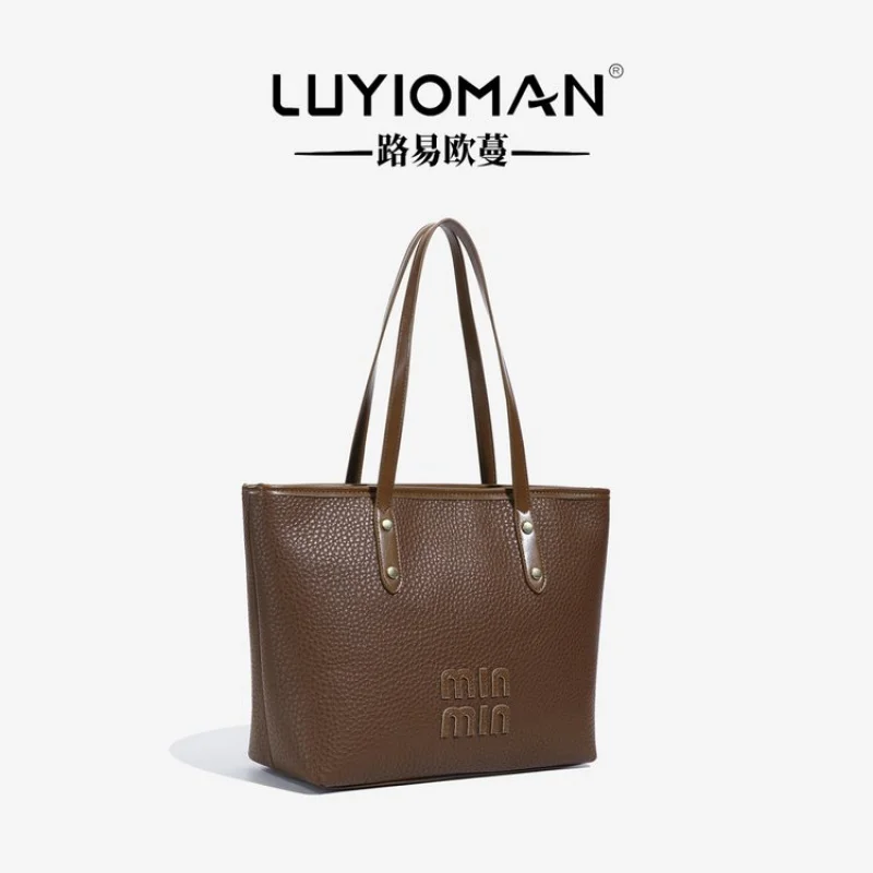 

High-End Women's Shoulder Bag Made Of Premium Leather With Trendy Paris Vintage Daily Refined Look​