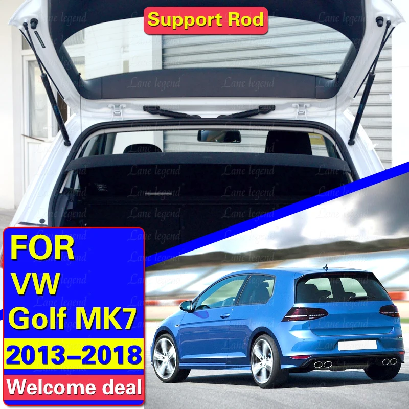 2pcs Trunk Struts For VW Golf MK7 VII Hatchback 2013-2018 Rear Boot Tailgate Lift Support Spring Shock Absorber