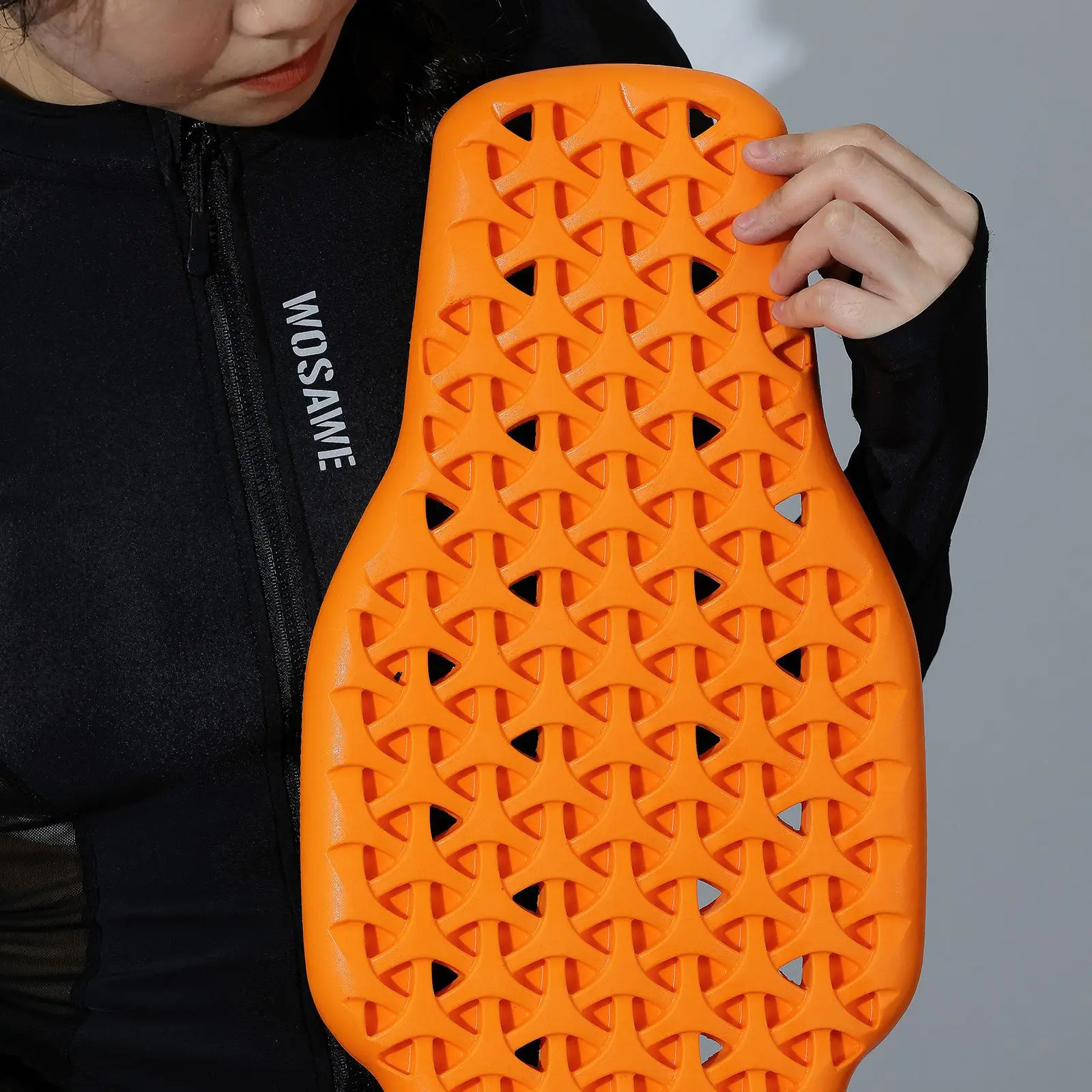 WOSAWE Motorcycle Armor Pads CE Shoulder Elbow Back Protectors Soft Inserts for Riding Racing Jacket