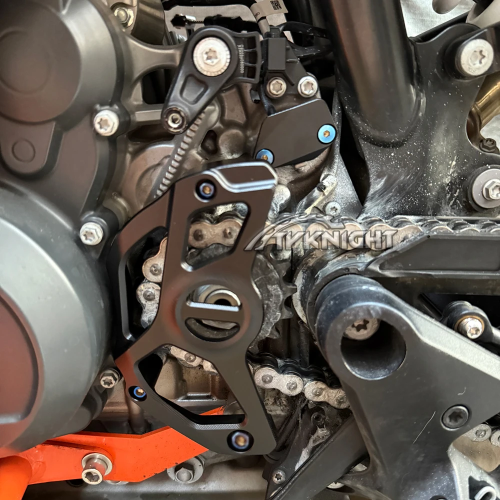 For 790 ADV 890 Adventure R 790ADV 890 SMT 2024- Motorcycle CNC Chain Cover Guard Front Sprocket Guard Protector Sensor Cover