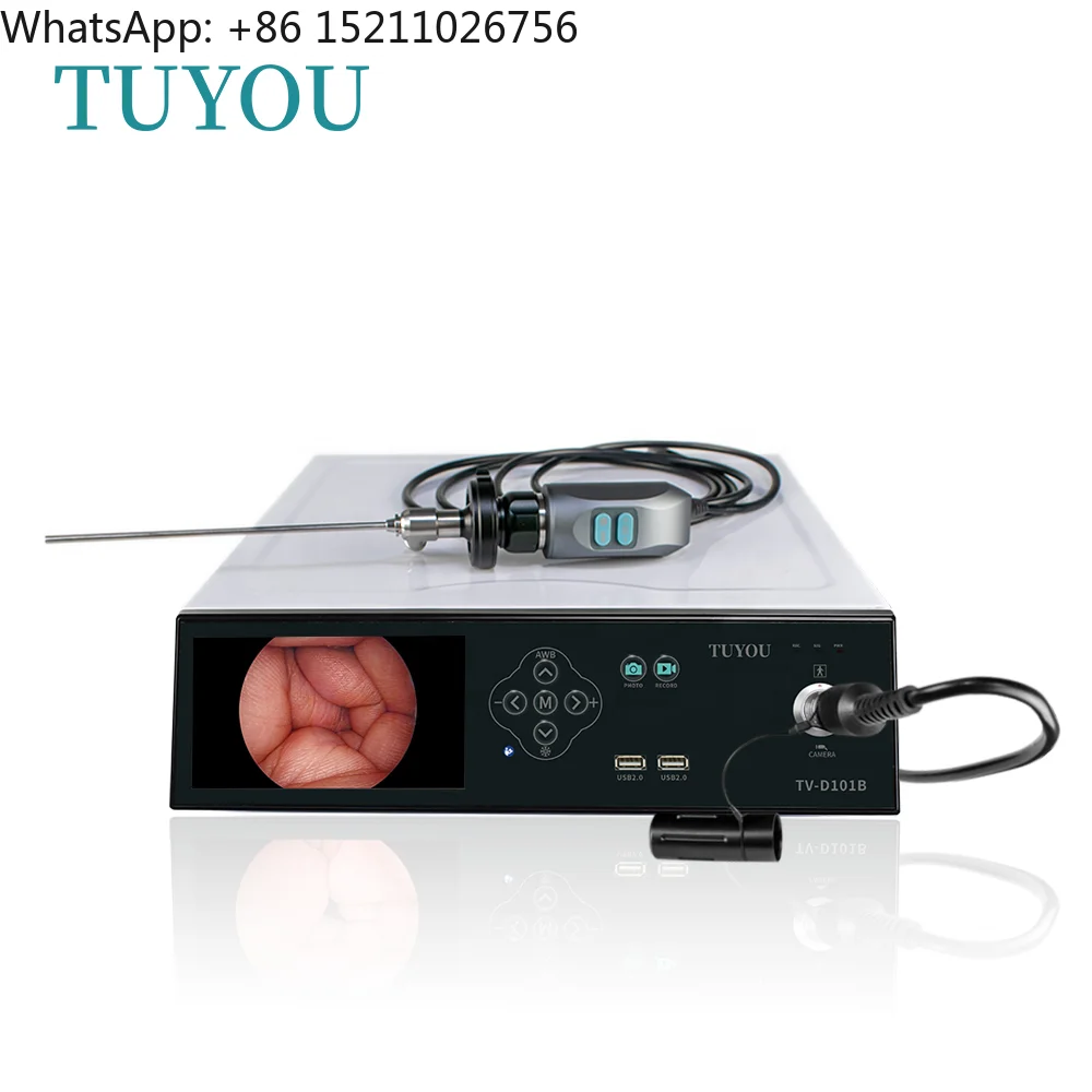 Hot Selling Medical Endoscope Camera System 1080P Portable Video Recorder Built-in 6 Inch LCD Display Screen CE Certified