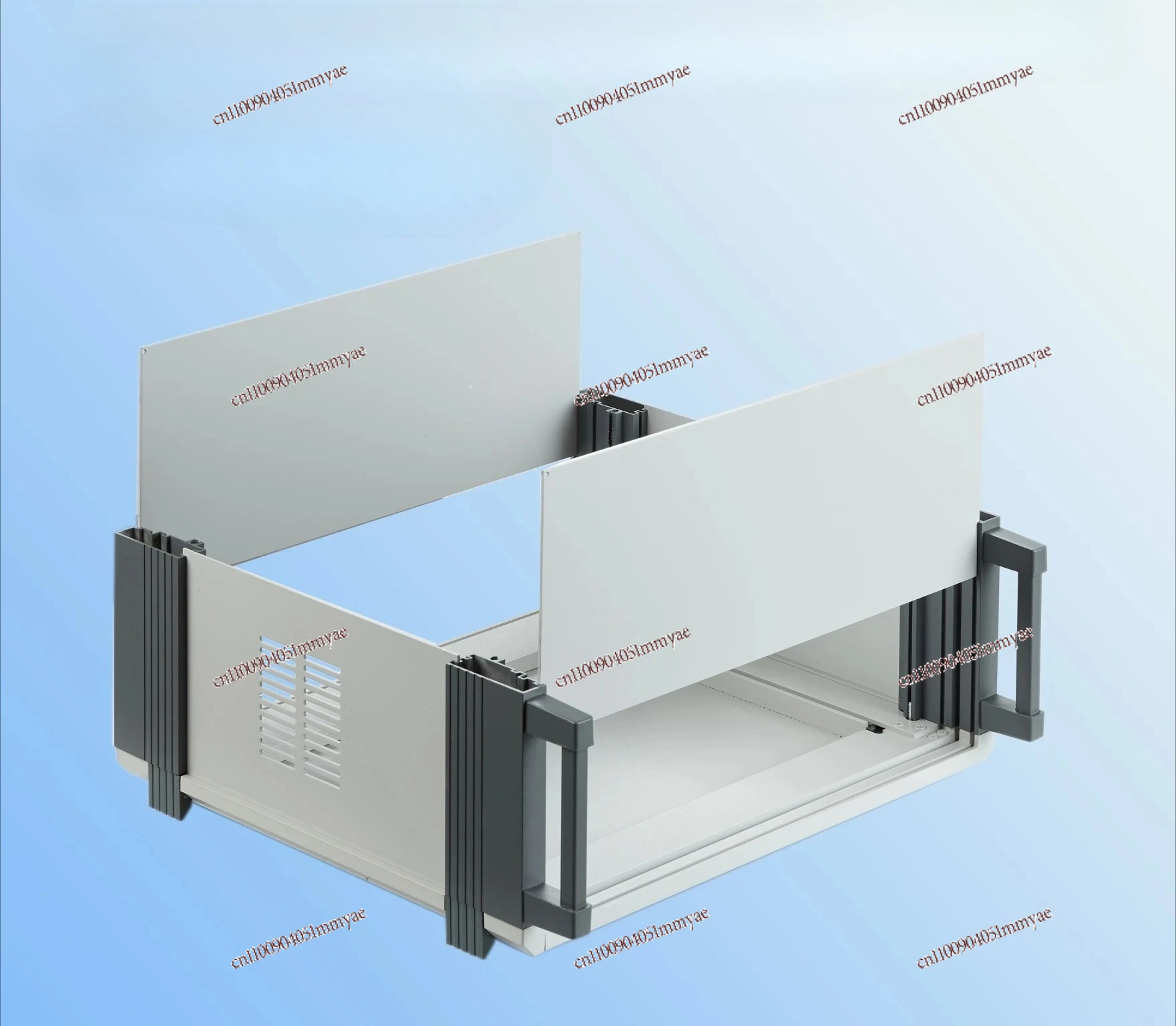 

Customized all aluminum desktop control chassis with KBC aluminum alloy power supply housing, instrument housing, and enclosure