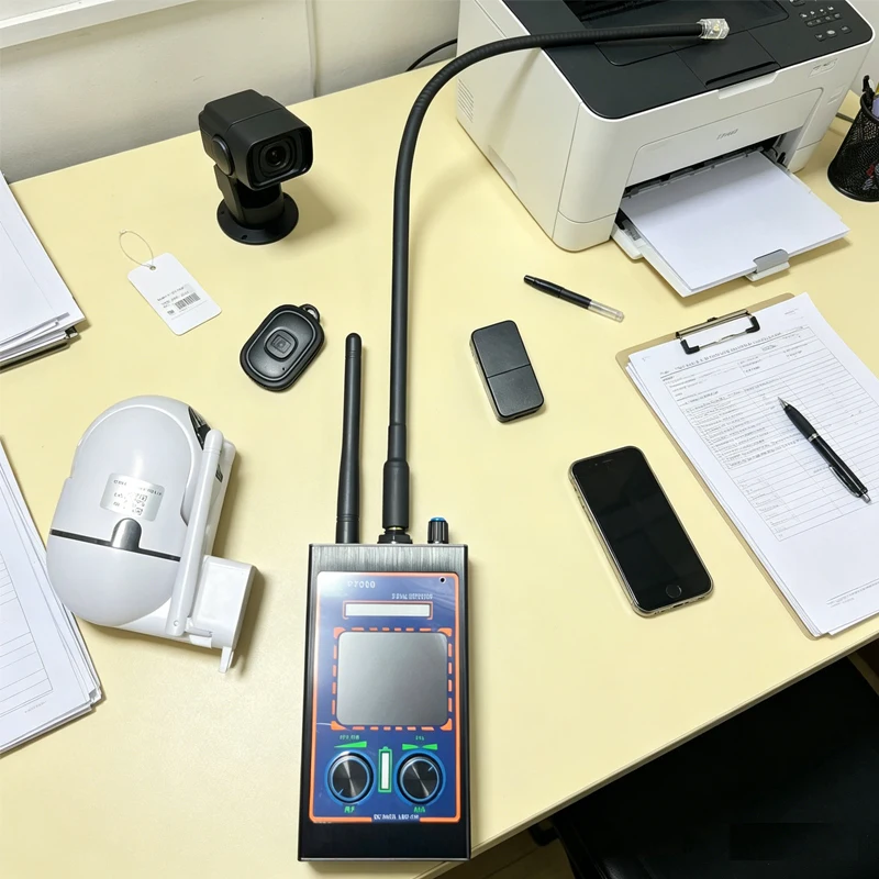 

Upgraded P7000 Privacy Protector, 1MHz-12GHz, Hidden Camera GPS Tracker Anti Spy RF Signal Detection Device