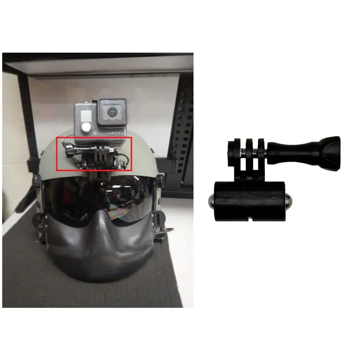 

Outdoor Sports Helmet Anvis 6/9 Monut Night Vision Device Bracket Camera Adapter Module NVG