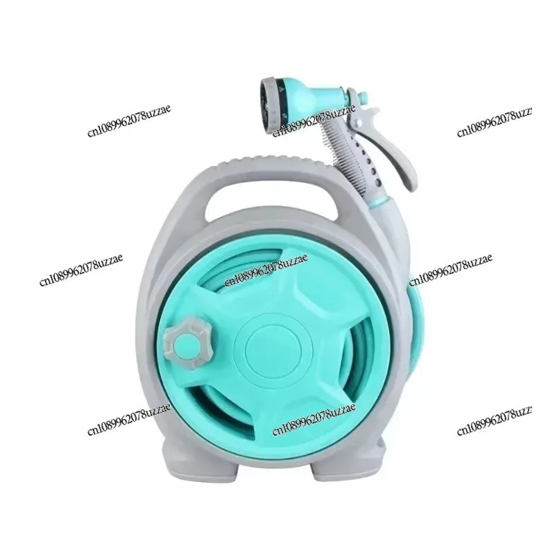 15m Household Garden Water Pipe Car Wash Water Gun Hose Set Portable Car Wash Pump Water Storage Rack Sprinkler Tool