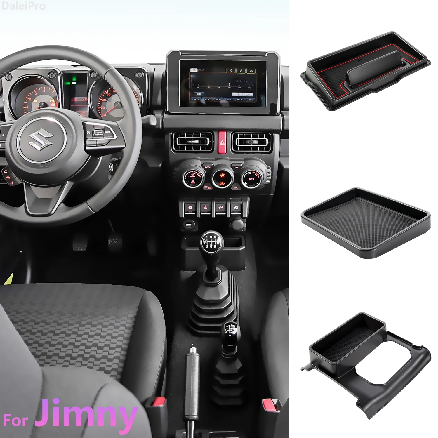 

Для Suzuki Jimny 2019 2020 2021 2022 2023 2024 2025 JB74 JB64 Органайзер на центральной консоли Лоток для хранения рычага переключения передач Аксессуары