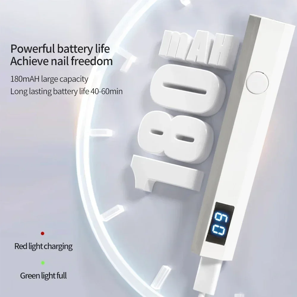 เครื่องอบเล็บยูวีแอลอีดีแบบมืออาชีพ ขนาดเล็ก ทันสมัย ทรงพลัง พกพาสะดวก ใช้ในร้านเสริมสวย อบแห้งเร็ว ใช้พอร์ตยูเอสบี เครื่องอบเล็บสำหรับใช้ที่บ้าน อุปกรณ์ทำเล็บด้วยแสง