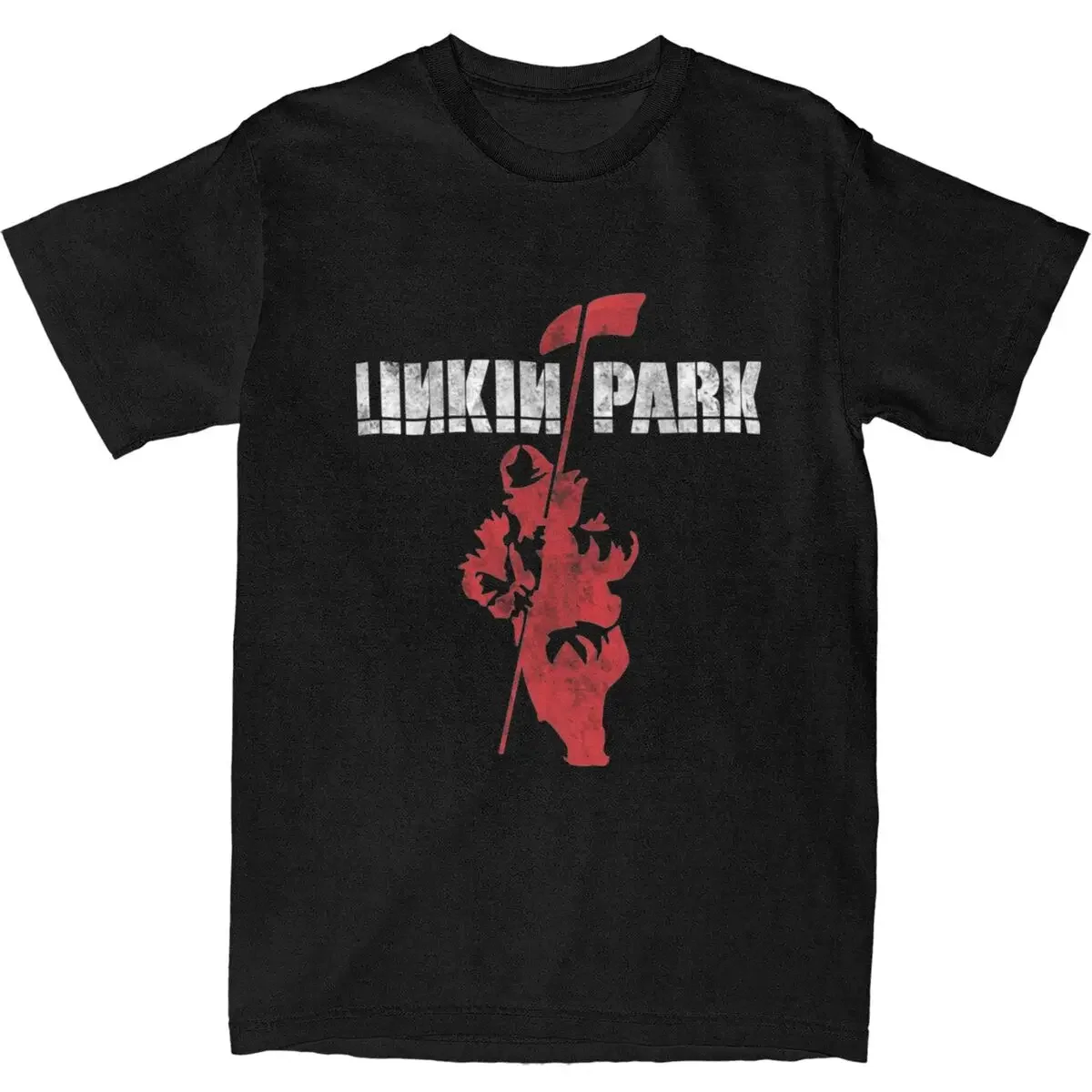 Vintage T Shirt Rock Band 100 Cotton T-Shirts LinkinParks Lincoln Fashion Tee Shirt for Men Summer Aesthetic Short Sleeve Tops