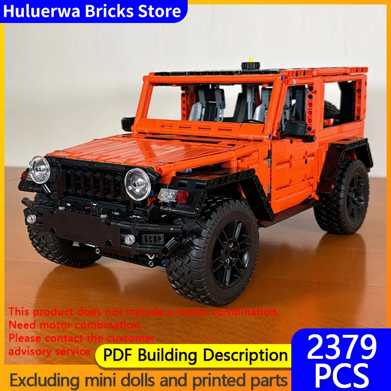

Speed Racing Car Model MOC Building Bricks Wrangler Off-Road Vehicle Modular Technology Children Holiday Gifts Assemble Toy Suit